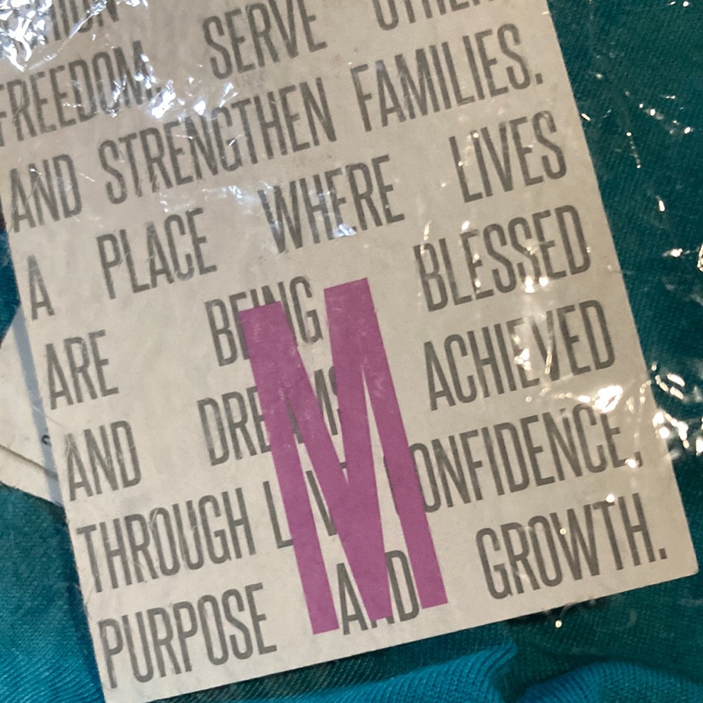 Lularoe Julia Dress, NWT size Medium. Teal with purple